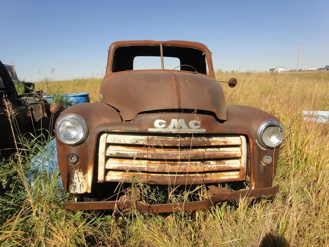 abandoned, truck, prairie, old truck, rusted, old, vehicle, rusty, metal, vintage, car, transportation, antique, rust, junk, aged, car wallpapers, automobile, auto, forgotten, rusting, scrap, brown car, brown truck, brown metal. Cross-border jobs for Canadian crews near the US border