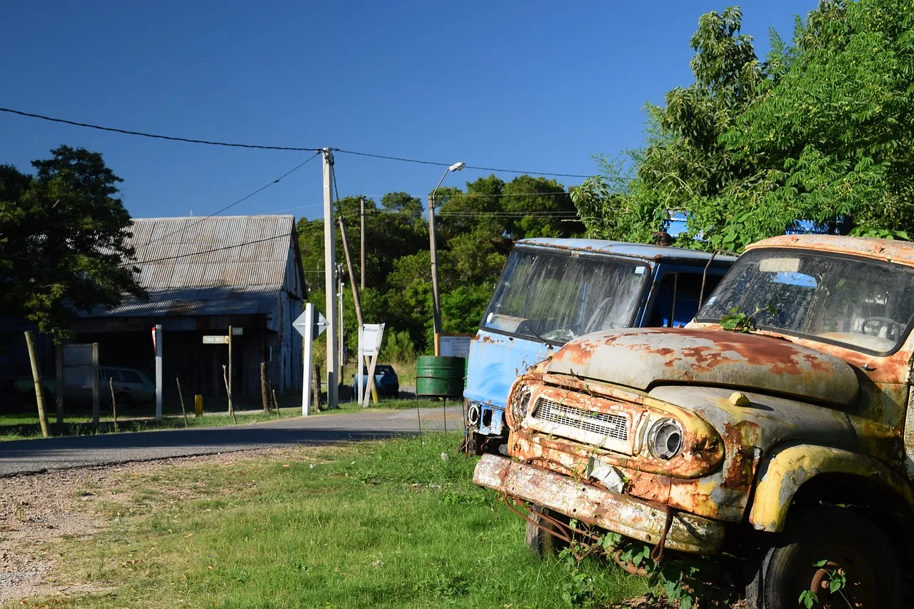 trucks, rust, abandoned, vehicles, broken, old, junk, road, town. How to sign off a junk removal employee's training