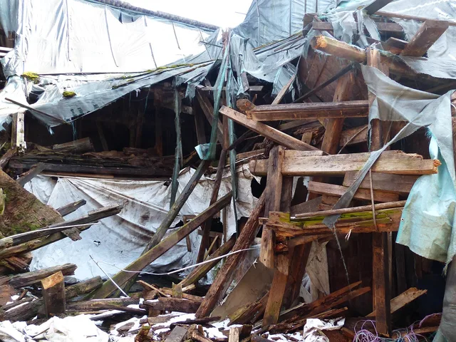 house, ruin, collapse, roof, bar, dangerous, garbage, chaos, clutter, collapse, collapse, garbage, chaos, chaos, chaos, chaos, chaos, clutter, clutter, clutter, clutter, clutter. 7 things to understand about junk removal hiring and training